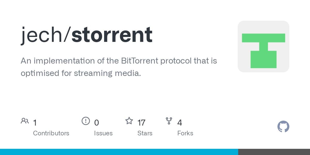 Storrent реализация BitTorrent