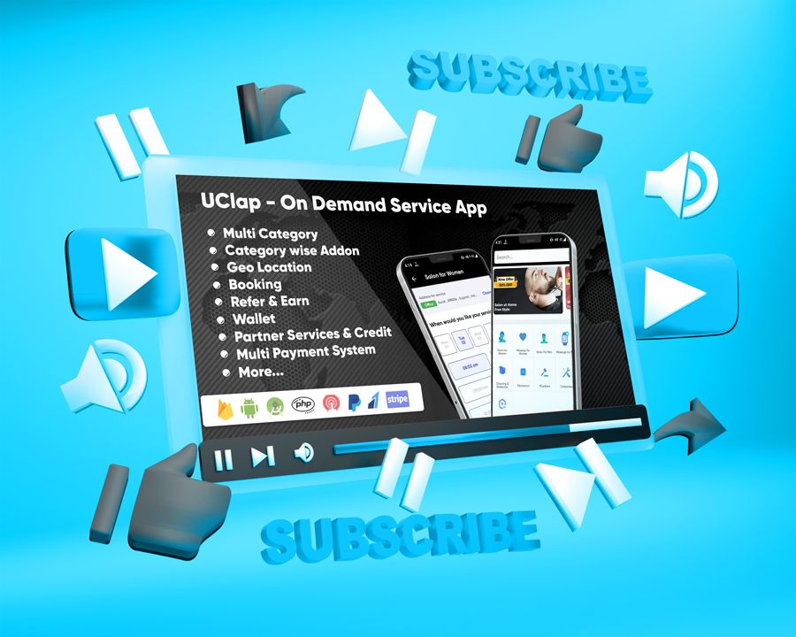 Готовый маркетплейс с приложением Android UClap