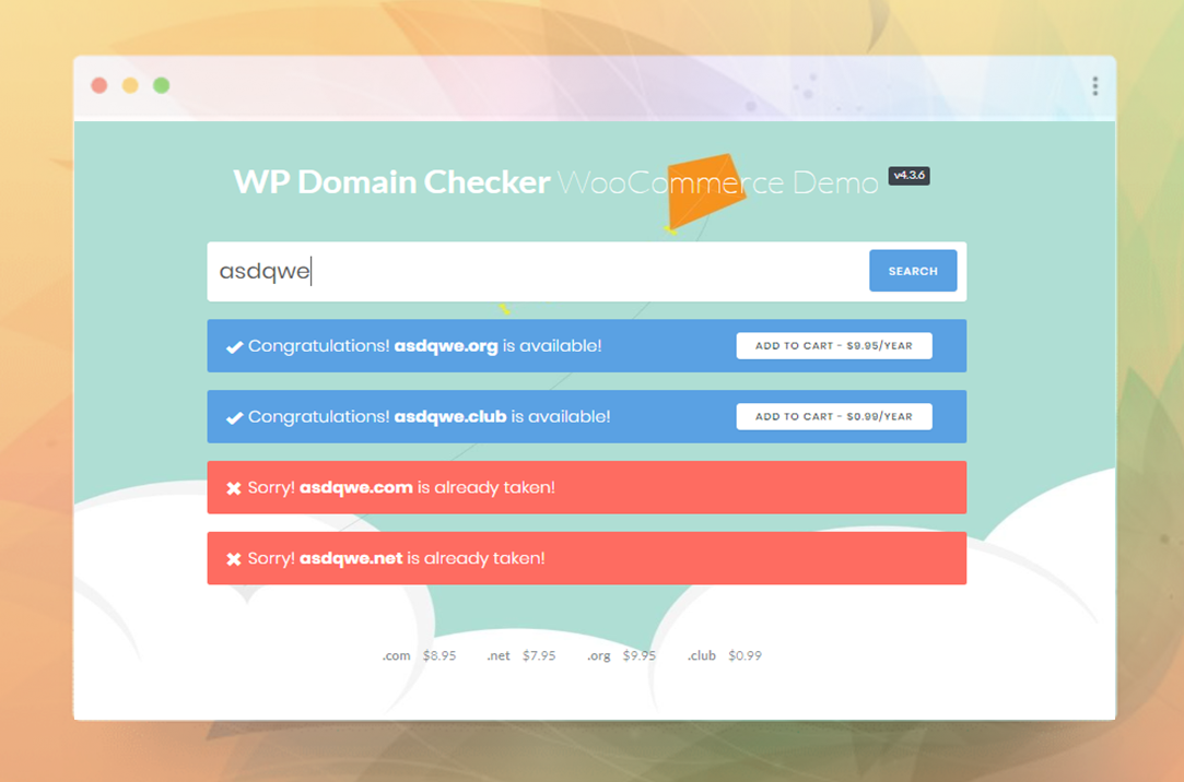 WHMCS  WP Domain Checker