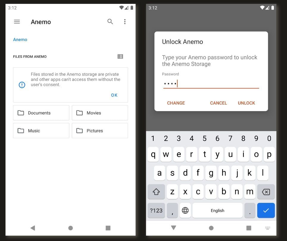 Android приложение для приватного локального хранилища