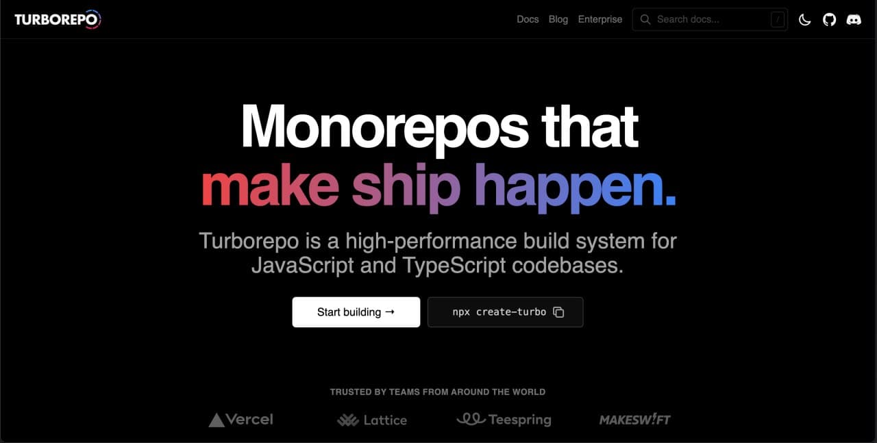 Система для построения монорепозиториев для JavaScript и TypeScript