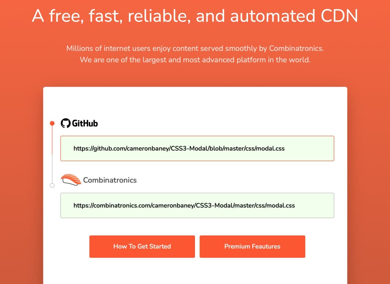 Конвертер GitHub файлов в CDN Ассеты