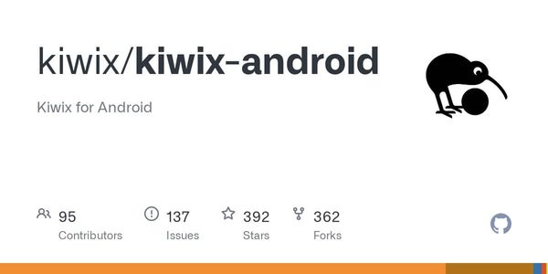 Kiwix автономное приложение на Android для чтения веб-контента
