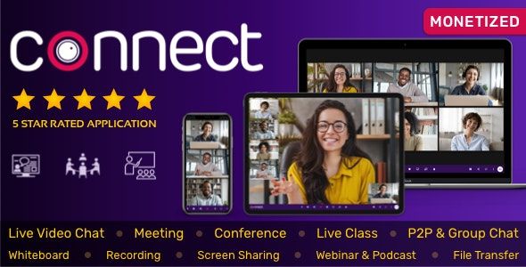 Веб-приложение Connect Live Video Chat