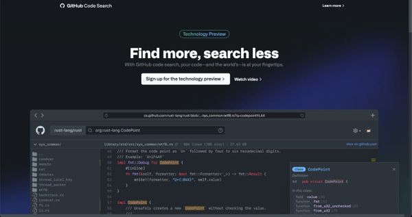 GitHub Code Search  инструмент для поиска кода